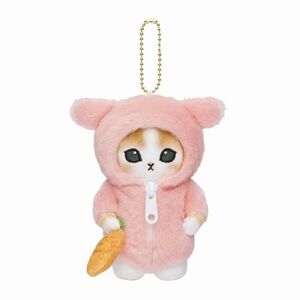 Mofusand Plush Toy Mascot Keychain Rabbit Pajama Nyan Character Japan